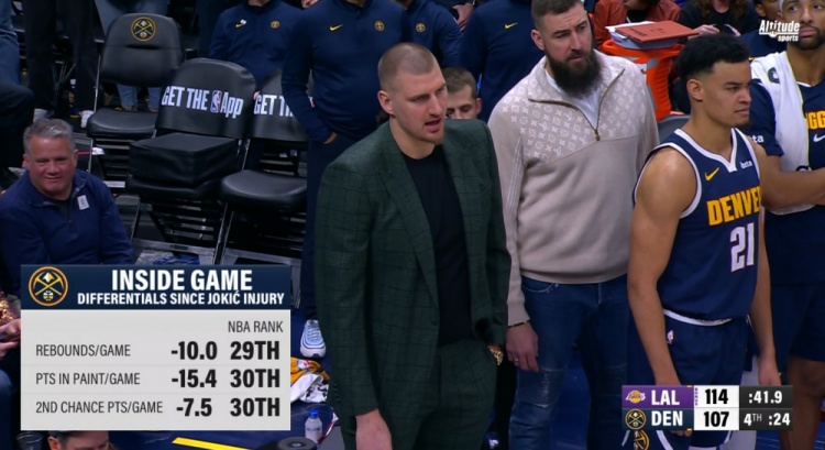 星空体育平台-约老师缺阵后 掘金场均二次得分&amp;内线得分联盟垫底 场均篮板倒二