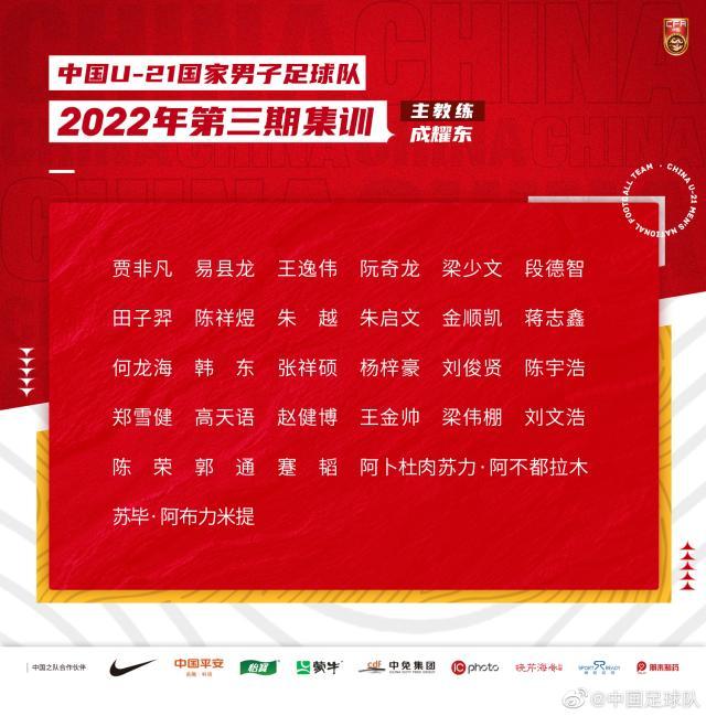 星空体育APP-U21国足出访克罗地亚名单：梁少文高天语在列