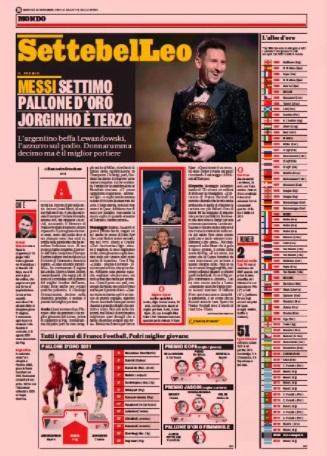 星空体育APP-王勤伯：梅西获奖之后，世界各大媒体这样报道……①